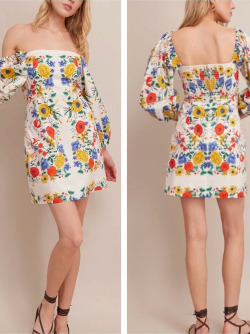 Cara Cara Montauk mini dress in floral